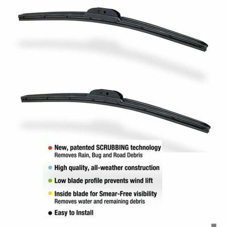 ILB GOLD Replacement For Chrysler Pt Cruiser Year: 2005 Platinum Wiper Blades PT CRUISER YEAR 2005 PLATINUM WIPER BLADES